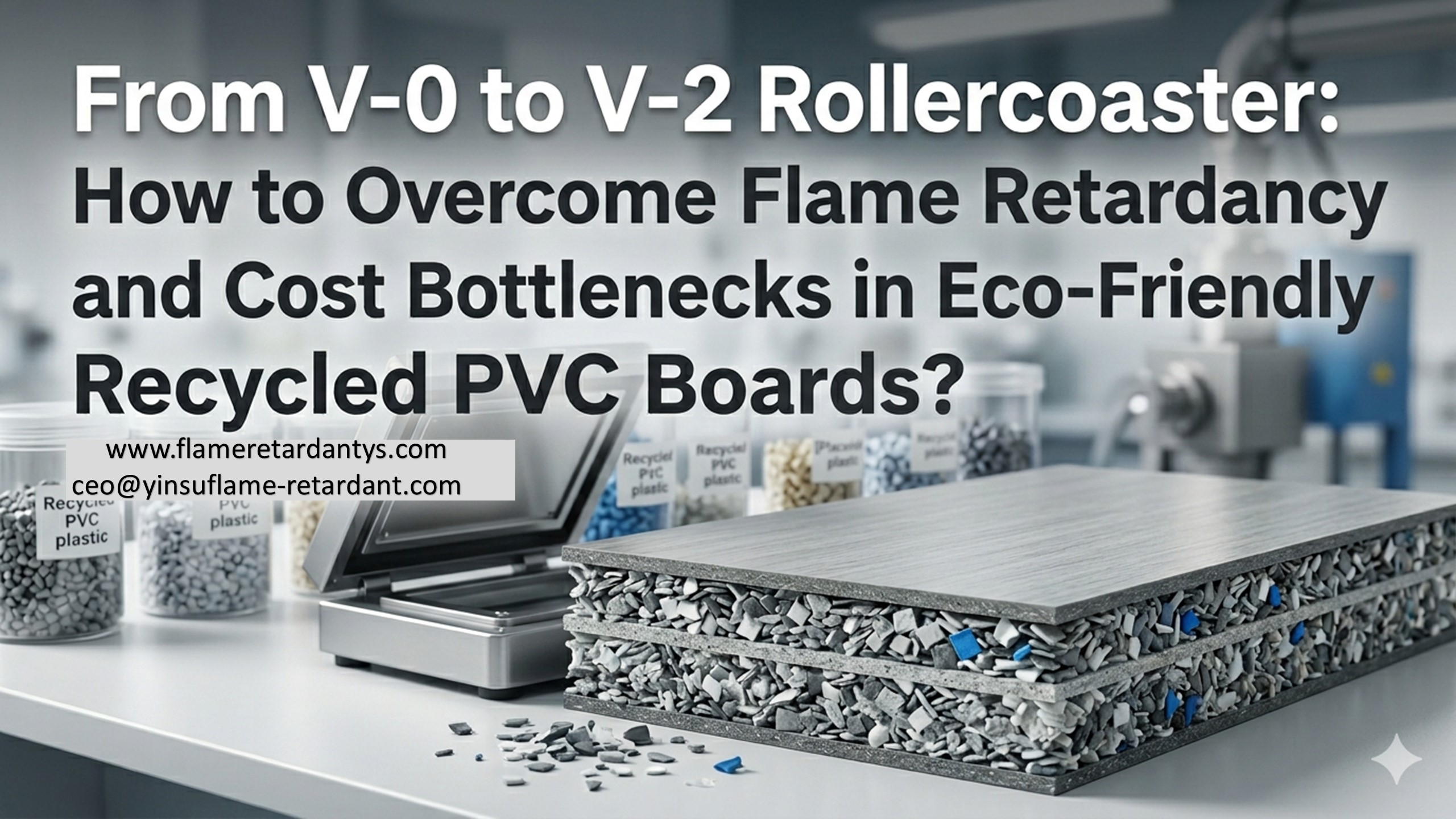 主题4 LY From V-0 to V-2 Rollercoaster How to Overcome Flame Retardancy and Cost Bottlenecks in Eco-Friendly Recycled PVC Boards 主题4 LY From V-0 to V-2 Rollercoaster How to Overcome Flame Retardancy and Cost Bottlenecks in Eco-Friendly Recycled PVC Boards