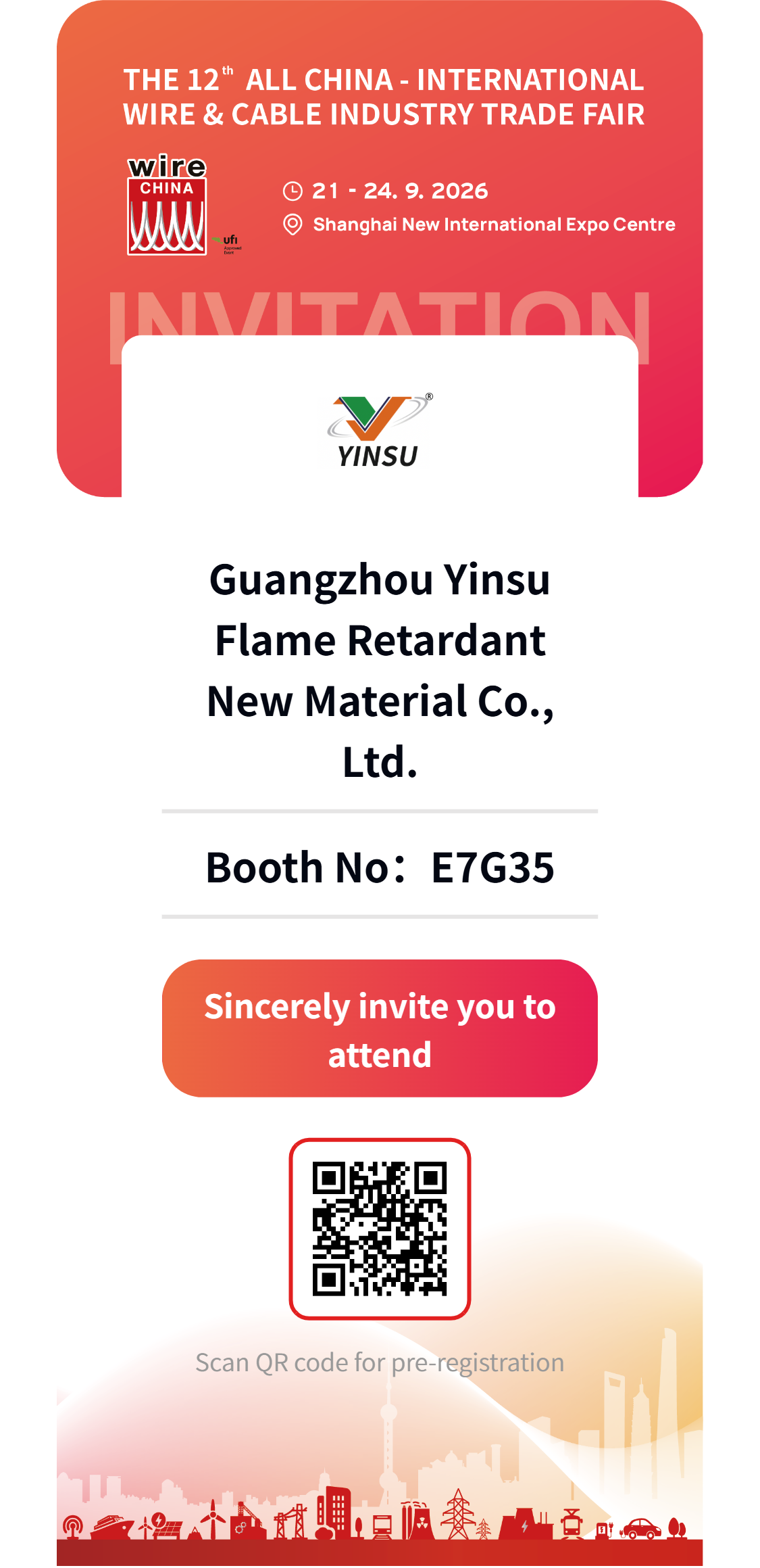 0820-Invitation to the Cable Exhibition Flame Retardants for Cables and Wires 0820-Invitation to the Cable Exhibition Flame Retardants for Cables and Wires