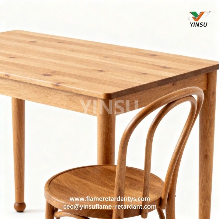 Wooden tables and chairs