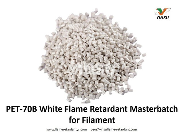 PET-70B White Flame Retardant Masterbatch for Filament