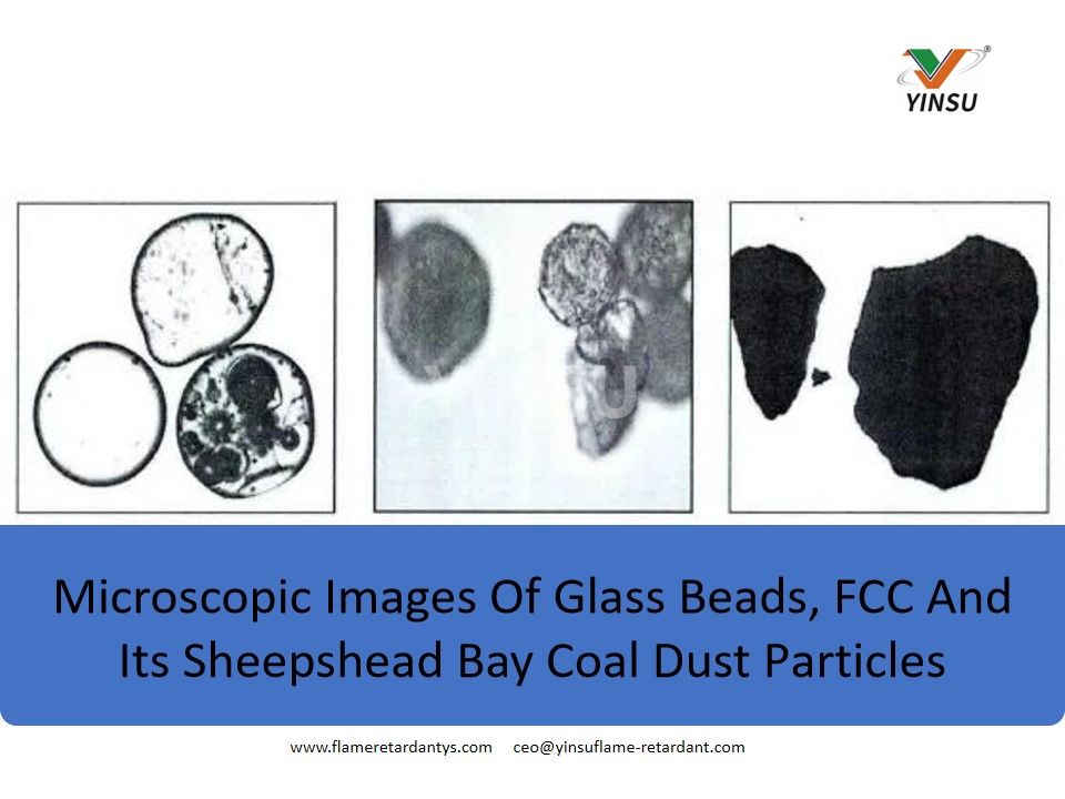 Microscopic Images Of Glass Beads, FCC And Its Sheepshead Bay Coal Dust Particles