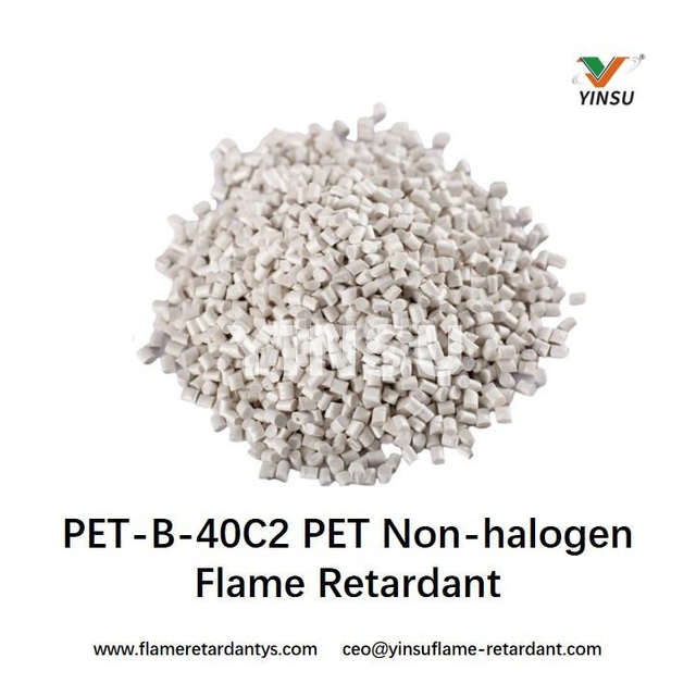 PET-B-40C2 PET Non-halogen Flame Retardant White Master Batch 