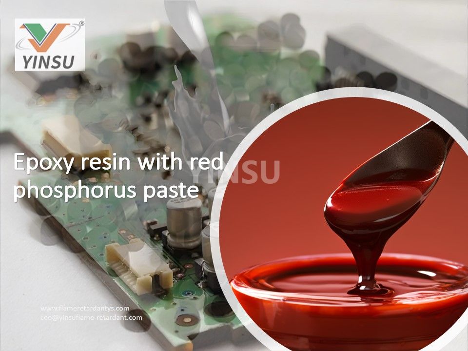 Epoxy resin with red phosphorus paste