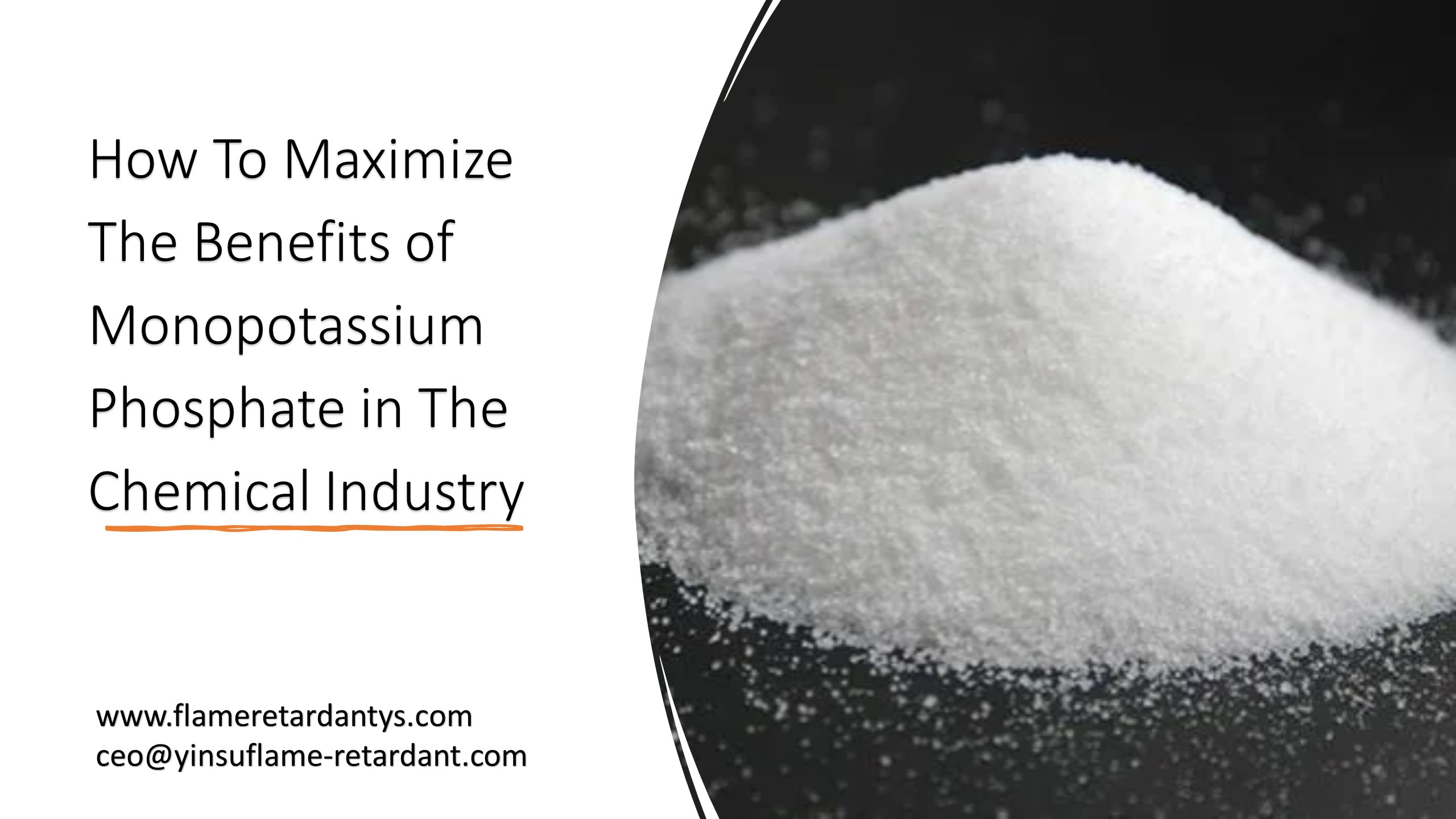 How To Maximize The Benefits of Monopotassium Phosphate in The Chemical Industry