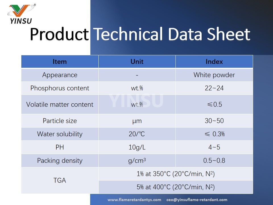 Product Technical Data Sheet