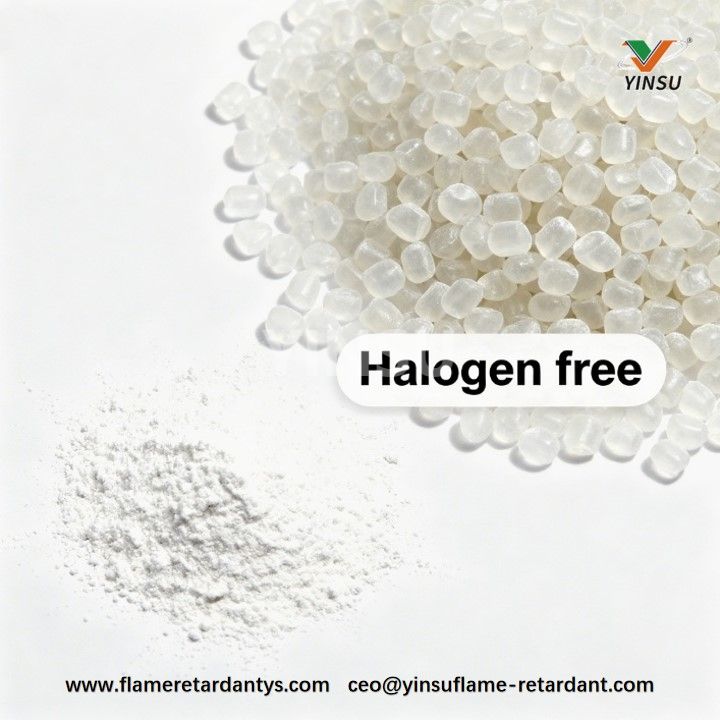 TPE with flame retardant powder