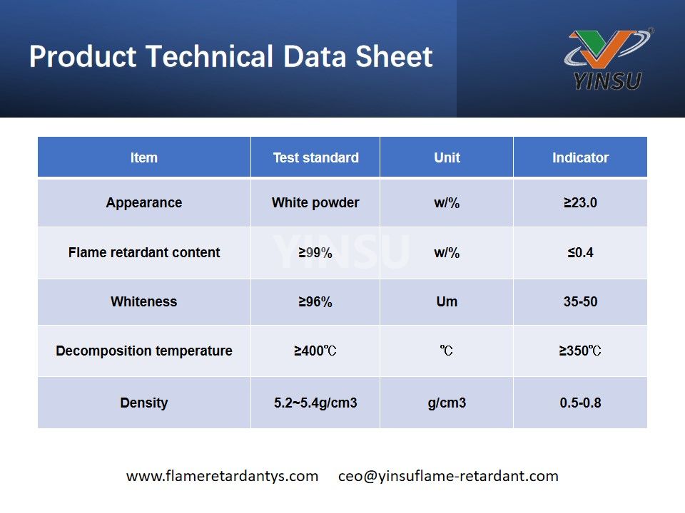 YS-22T Product Technical Data Sheet