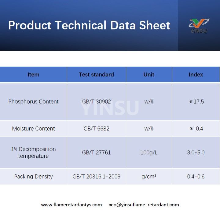 Product Technical Data Sheet(1)
