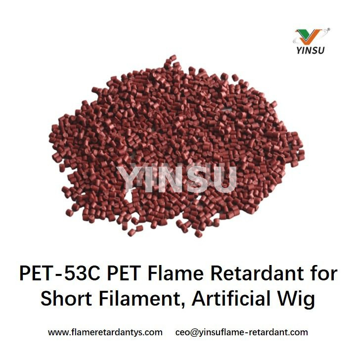 PET-53C PET Flame Retardant for Short Filament, Artificial Wig