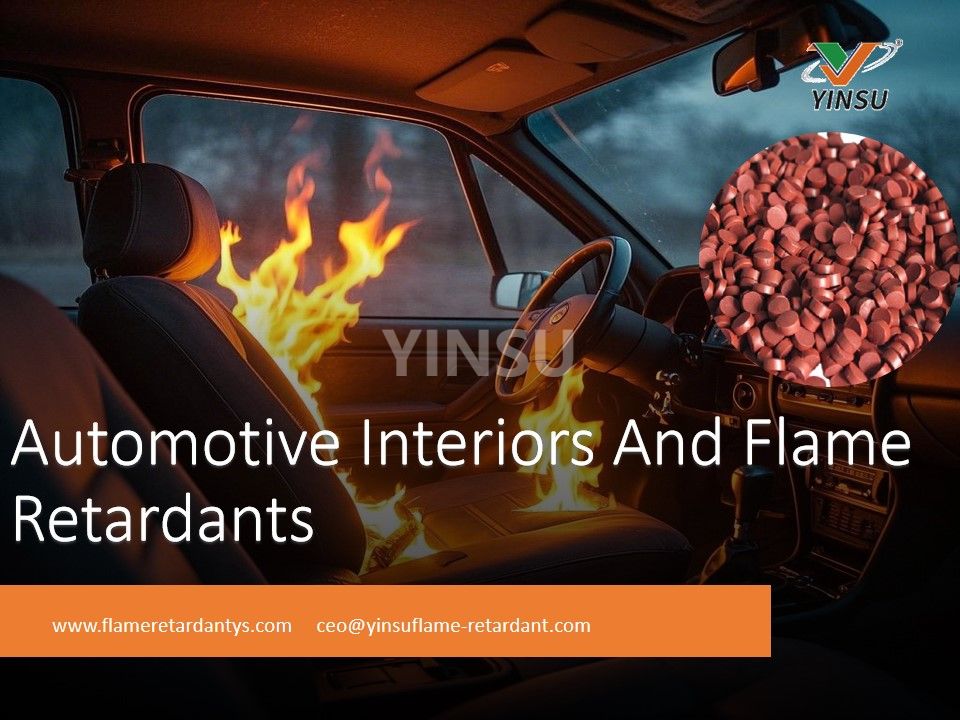 Automotive interiors and flame retardants