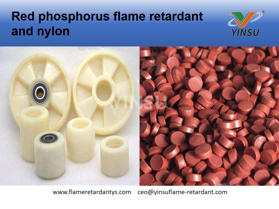 Red phosphorus flame retardant and nylon