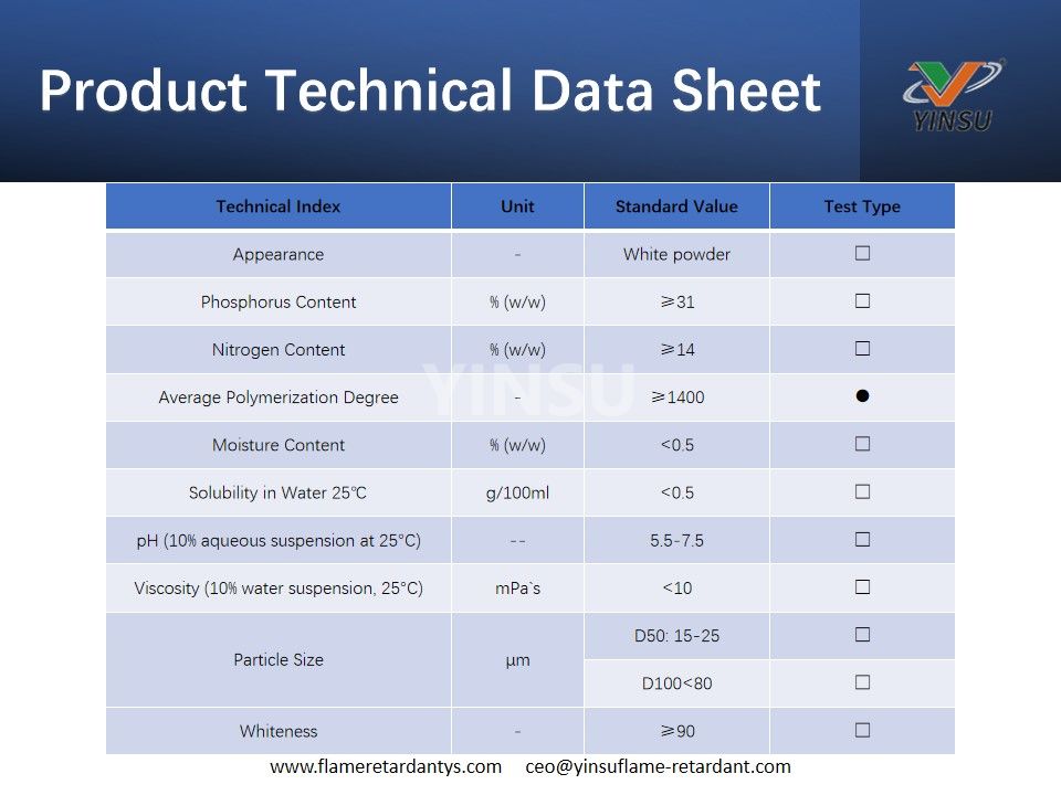 Product Technical Data Sheet