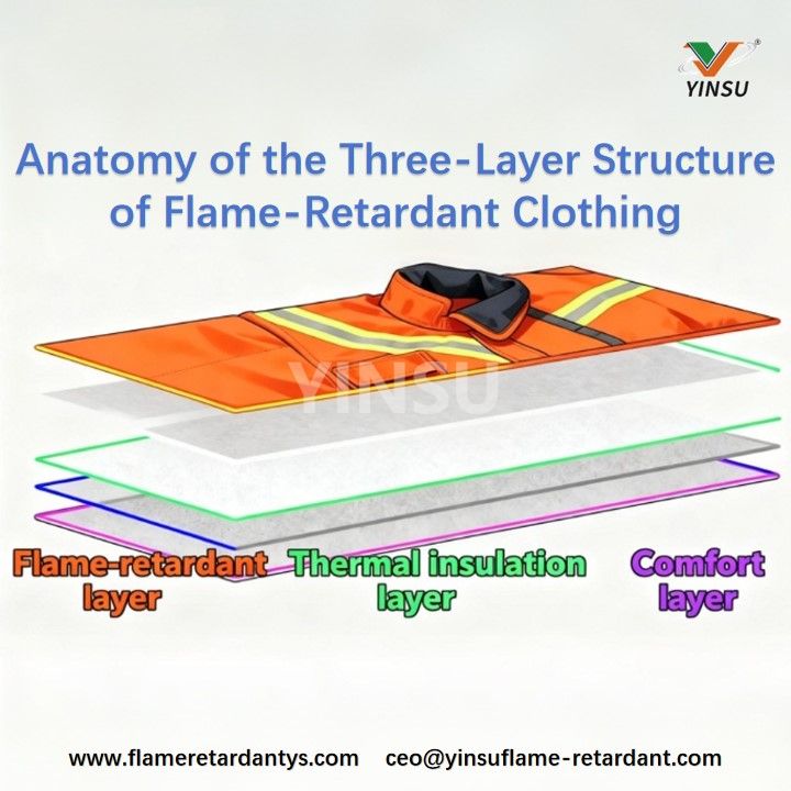 Anatomy of the Three-Layer Structure of Flame-Retardant Clothing