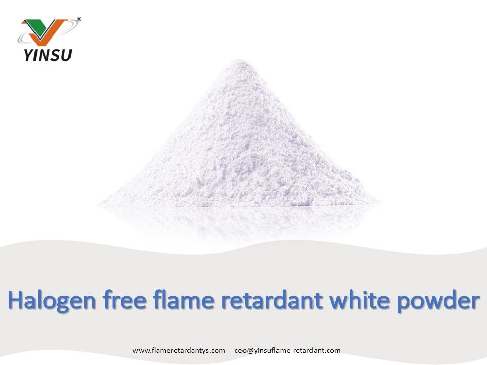 Halogen free flame retardant white powder