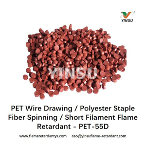 PET Wire Drawing / Polyester Staple Fiber Spinning / Short Filament Flame Retardant - PET-55D