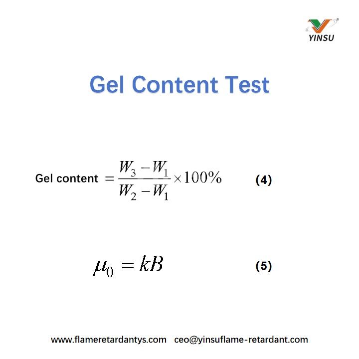 Gel content test
