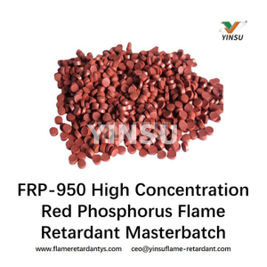 FRP-950 High Concentration Red Phosphorus Flame Retardant Masterbatch by Yinsu | Non-Halogen, UL94-V0