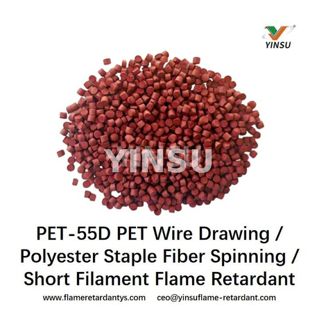 PET Wire Drawing / Polyester Staple Fiber Spinning / Short Filament Flame Retardant - PET-55D