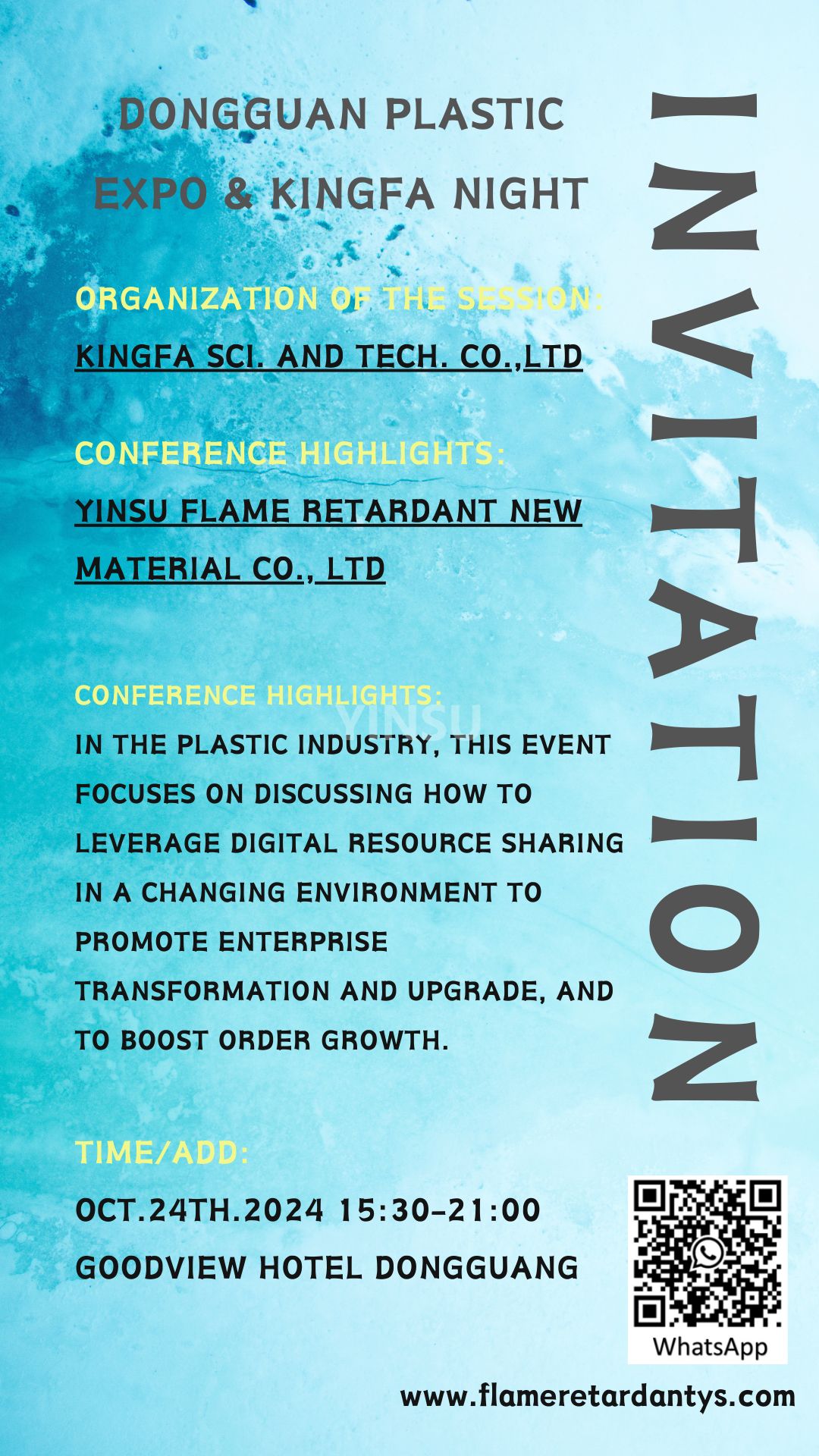 DONGGUAN PLASTIC EXPO & KINGFA COMMUNICATION MEETING