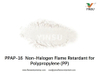 Introducing PPAP-16: A Non-Halogen Flame Retardant for Polypropylene (PP)