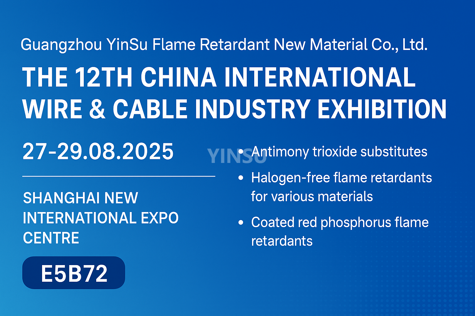 Wire Show: Meet Us at the 12th China International Wire & Cable Industry Exhibition!