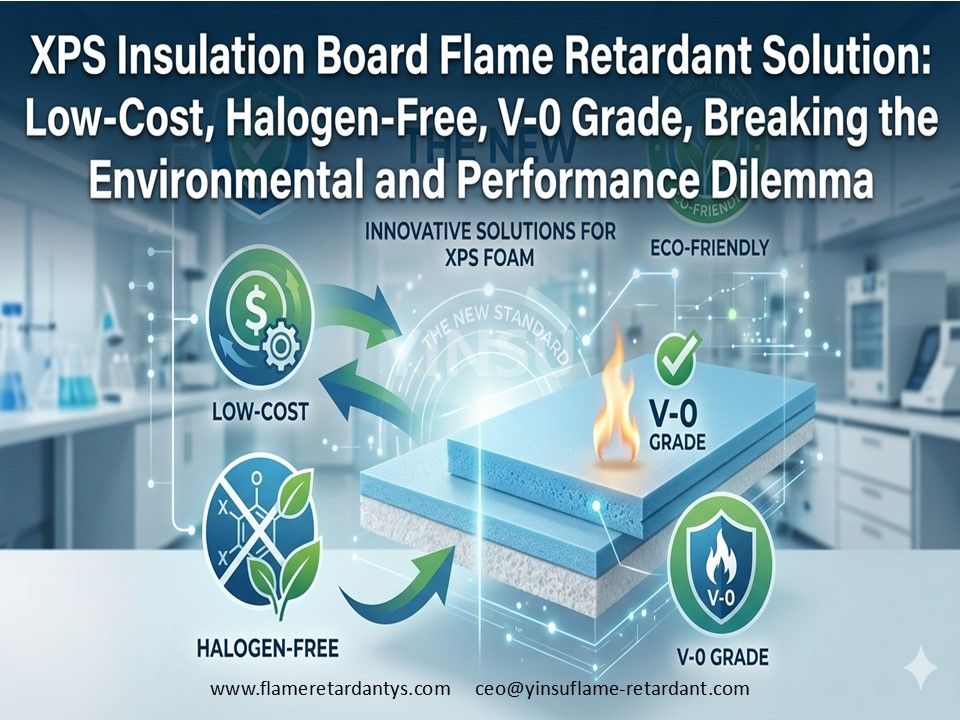 0526 XPS Insulation Board Flame Retardant Solution Low-Cost, Halogen-Free, V 0 Grade, Breaking the Environmental and Performance Dilemma