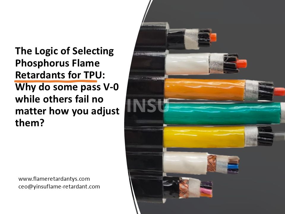 0716 The Logic of Selecting Phosphorus Flame Retardants for TPU Why do some pass V-0 while others fail no matter how you adjust them 1 0716 The Logic of Selecting Phosphorus Flame Retardants for TPU Why do some pass V-0 while others fail no matter how you adjust them 1