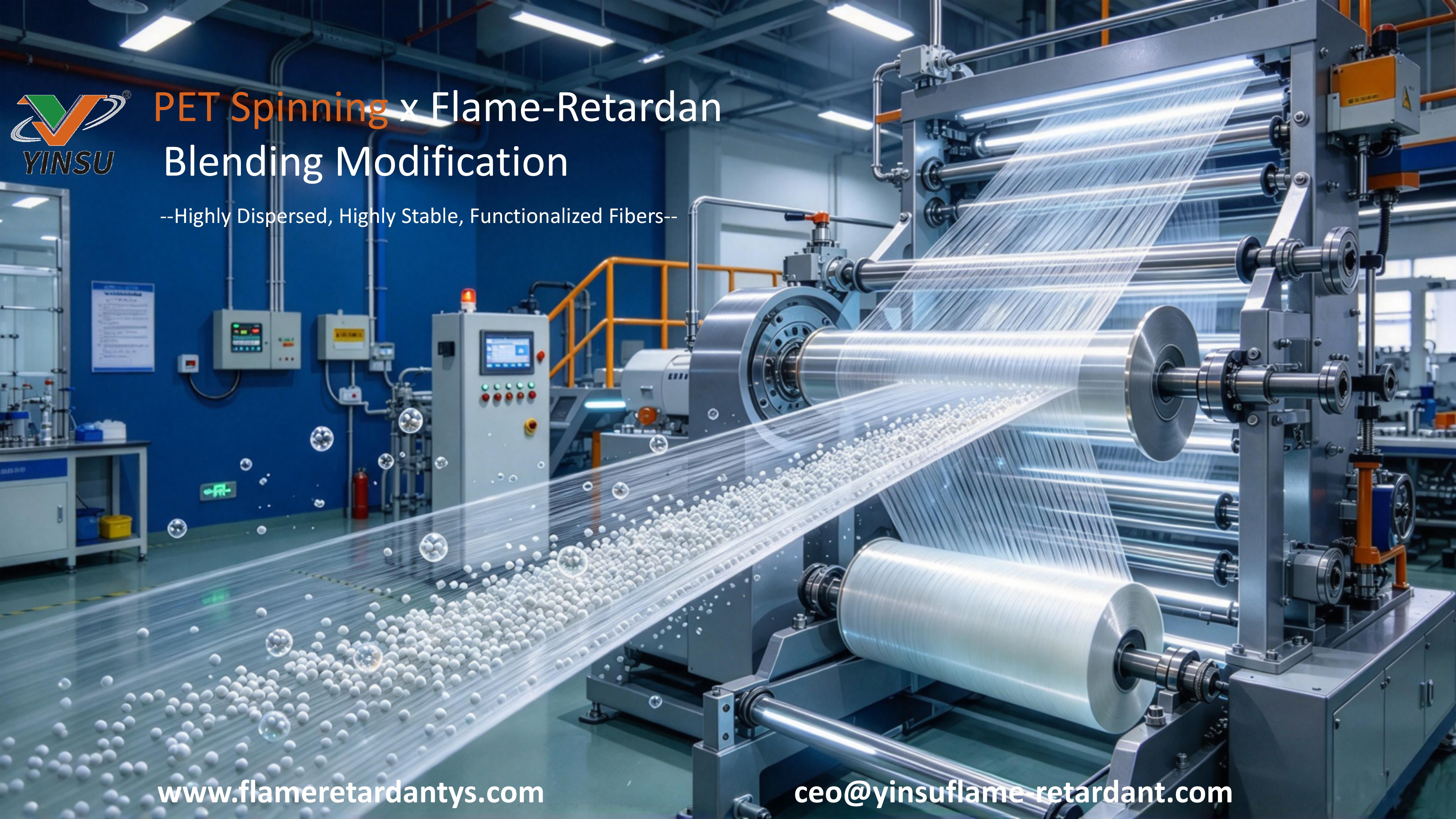 1005-PET Spinning x Flame-Retardant Blending Modification (2)